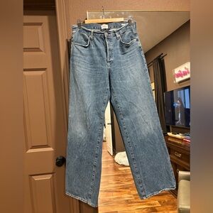 Citizens Of Humanity Annina Straight Wide Leg Jeans size 29